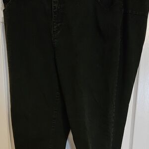 Avenue Black Straight Leg Pants